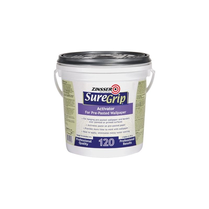1 gal Zinsser 2906 SureGrip 120 Activator for Pre-Pasted Wallpaper