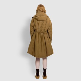 JAJU [JAJU/자주] 여 루즈핏 롱 패딩 야상_올리브 [JAJU] Women's Loose Fit Long Padding Coat_Olive