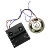 Fancyes DIY Music Chime Box with Horn, Battery Operated, Wall