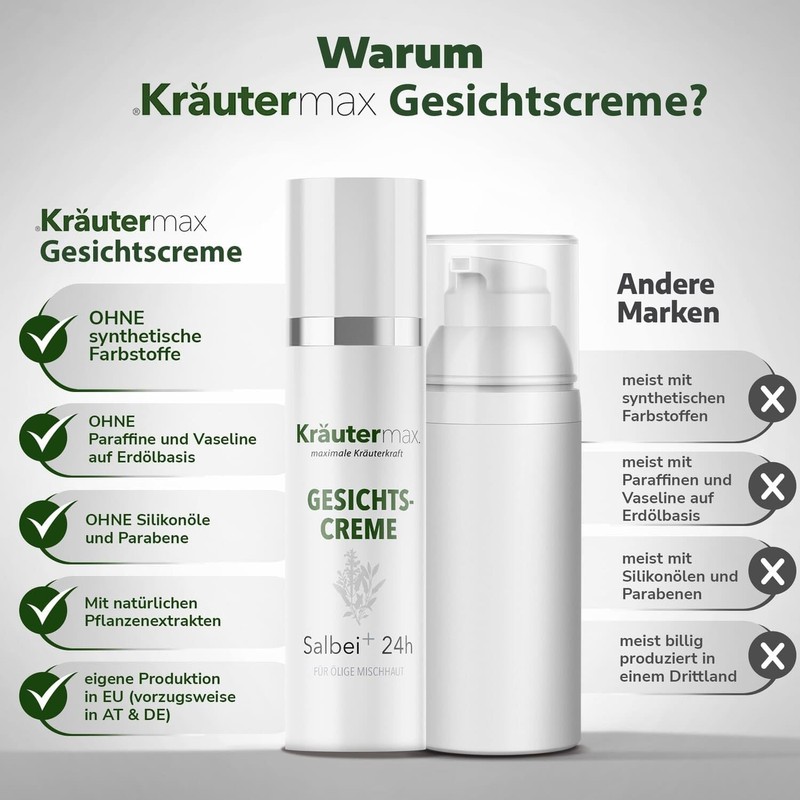 Kräutermax Sage Face Cream 1 x 50 ml