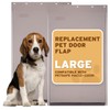 PAC11-11039 Dog Door Replacement Flap | Heavy-Duty PVC Material |