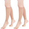 2 Pairs Calf Compression Sleeve Womens & Men,Footless Compression Socks