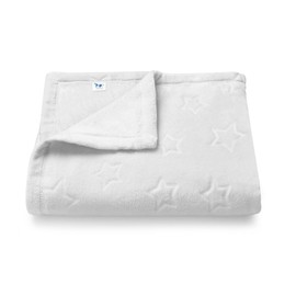 Pepi Cuddly Blanket 100 x 140 cm - Baby Blanket Fluffy 100% Polyester - Wrap Your Baby - A Blanket for Every Season - Baby Blanket Fleece - Soft and Safe for the Skin with Stars