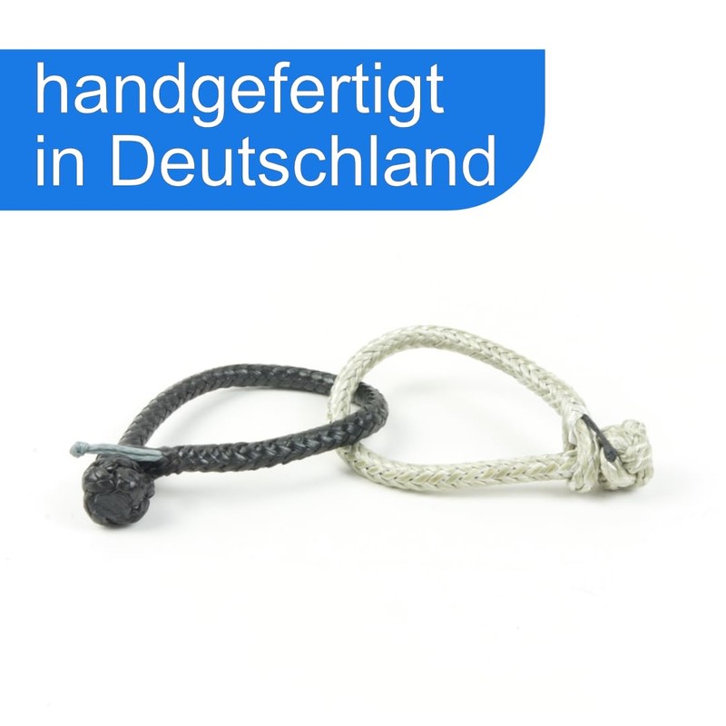OS-Ropes unlimited, Dyneema® Rope Shackle with Opener (6 mm, Grey)
