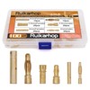 100PCS 2mm 3.5mm 4mm Female Male Gold Banana Bullet Connector