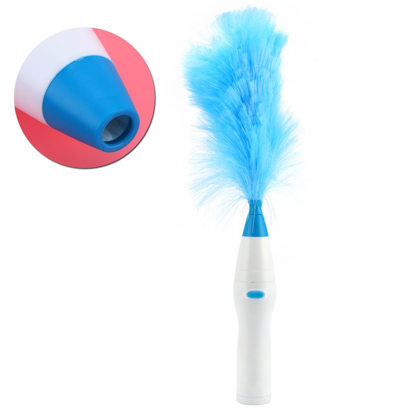 Feather Duster Rotatable Telescoping Dust Cleaner Electric Dust Cleaning Tool