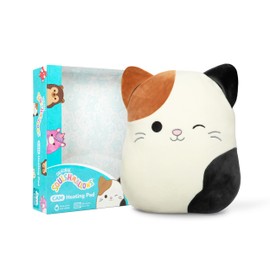 Squishmallows Cam The Cat by Relatable, Microwavable Heating Pad for Period Cramps, Great Gift Idea for Loved Ones of All Ages, The Perfect Stocking Stuffer for Teens, or Fun Holiday Gift