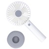 White Donut Shaped Small Fan Portable LED Night Light with