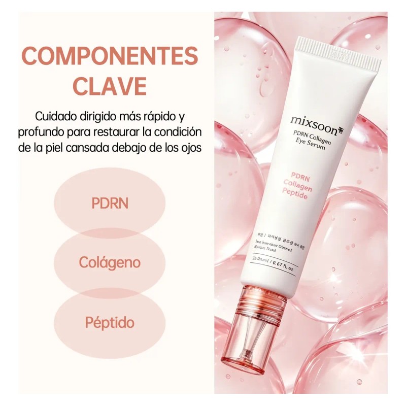 Mixsoon Sérum De Ojos Pdrn Colágeno Reafirmante 20ml
