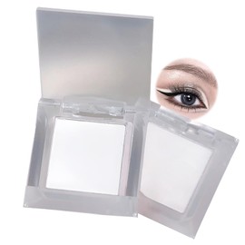 1PCS Single Matte Eyeshadow Palette - High Pigment Long-lasting Sweatproof Pressed Powder Make Up for Women; Day & Night Create An Exquisite Makeup Looks (#02 White)