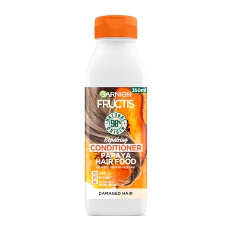 Garnier Acondicionador Fructis Hair Food Papaya, 350 Ml
