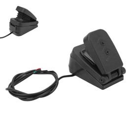 Throttle Foot Pedal, Throttle Accelerator ATV Foot Pedal Electric Speed Control Waterproof Socket for Children Car Go Kart Moped