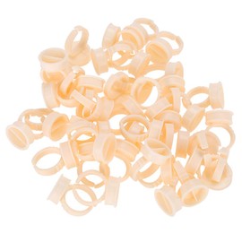 Pack of 100 Ink Rings InkCups Microblading Pigment Holder for Permanent Makeup, Eyelash Extensions (Large size divider)