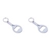 munkees 2 x Key Ring Tennis Bottle Opener Tennis Racket
