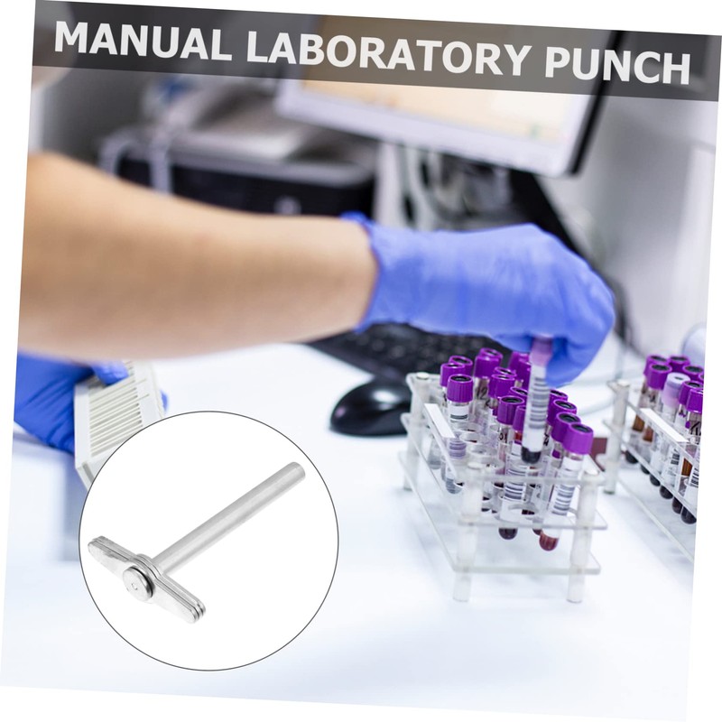 Baluue 8pcs Lab Hole Puncher Rubber Stopper Hole Puncher Chassis