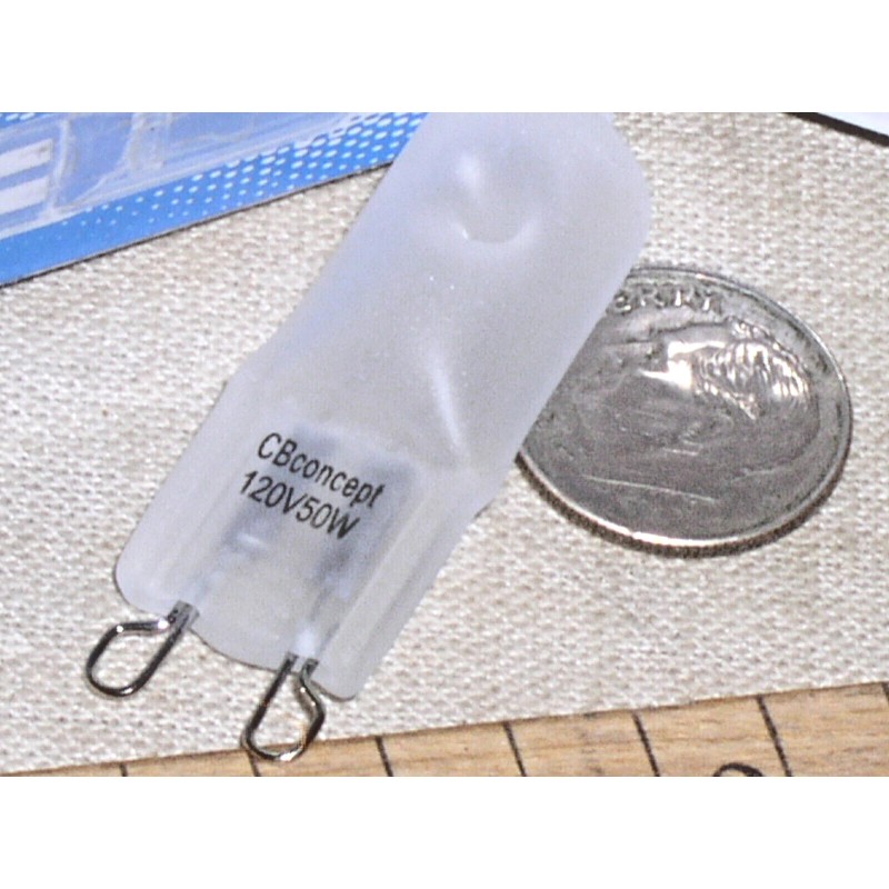 CBCONCEPT NEW CB CONCEPT FROSTED WHITE HALOGEN LIGHT BULB 50