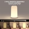 ROOTRO Touch Bedside Table Lamp, [Sleek Design & RGB Mode]
