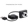 Webcam Clipon USB2.0 Camera with Retractable Cable 640 x 480