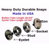 wood-n-stuff.com Snap Fasteners W/Tools 20 sets Nickel ~ HEAVY DUTY
