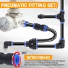 Ailbiuko 40 PCS 1/2" Pneumatic Quick Connect Air Hose Fitting