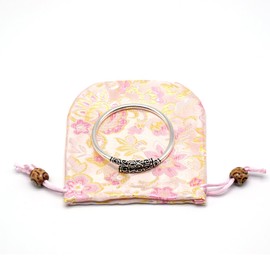 Zen Dear Monkey King(Sun Wukong) Golden Cudgel Shape Adjustable Bracelets Stone Monkey Ruyi Bang Plated Narrow Open Cuff Bangle (Retro Silver)