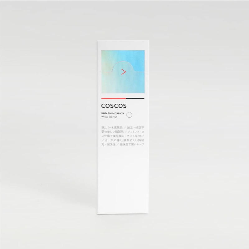 COSCOS UHD Foundation WH01 White Foundation Liquid All-in-One Korean Skin