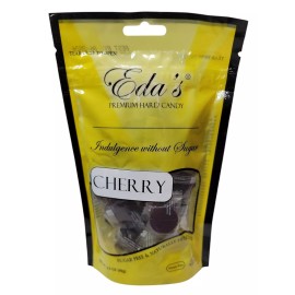 Eda's SugarFree Premium Hard Candy 3.5oz Resealable Bag (Pack Of 1 - Cherry