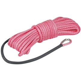 Extreme Max 5600.3221 "The Devil's Hair" Synthetic ATV / UTV Winch Rope - Pink