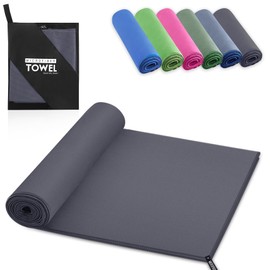 YC Kitchen Microfibre Towel, Quick-Absorbing Microfibre Fitness Towel, Suitable for Sports Towel, Travel Towel, Beach Towel, 40 x 80 cm