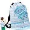Kids Swimming Bag，Double-Layer Swimming Bag Kids ，Waterproof Compartment Design，Dry and