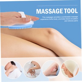 FOMIYES Portable Body Tool Dry Brushing Brush for Muscle Relief Ergonomic Design for Comfortable to Hold for Home Use