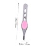 IWOWHERO 4pcs Eyebrow Clamps Creative Eyebrow Tweezers for Precise Hair