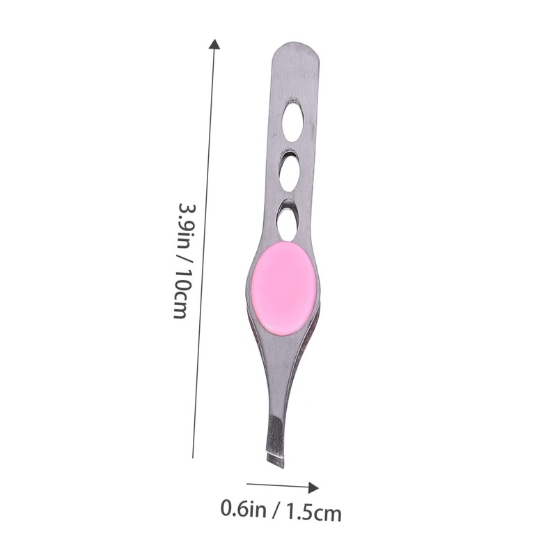 IWOWHERO 4pcs Eyebrow Clamps Creative Eyebrow Tweezers for Precise Hair