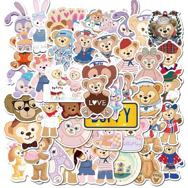 EWEISHEIT 40 PCS Little Bear Stickers, Vinyl Waterproof Stickers for
