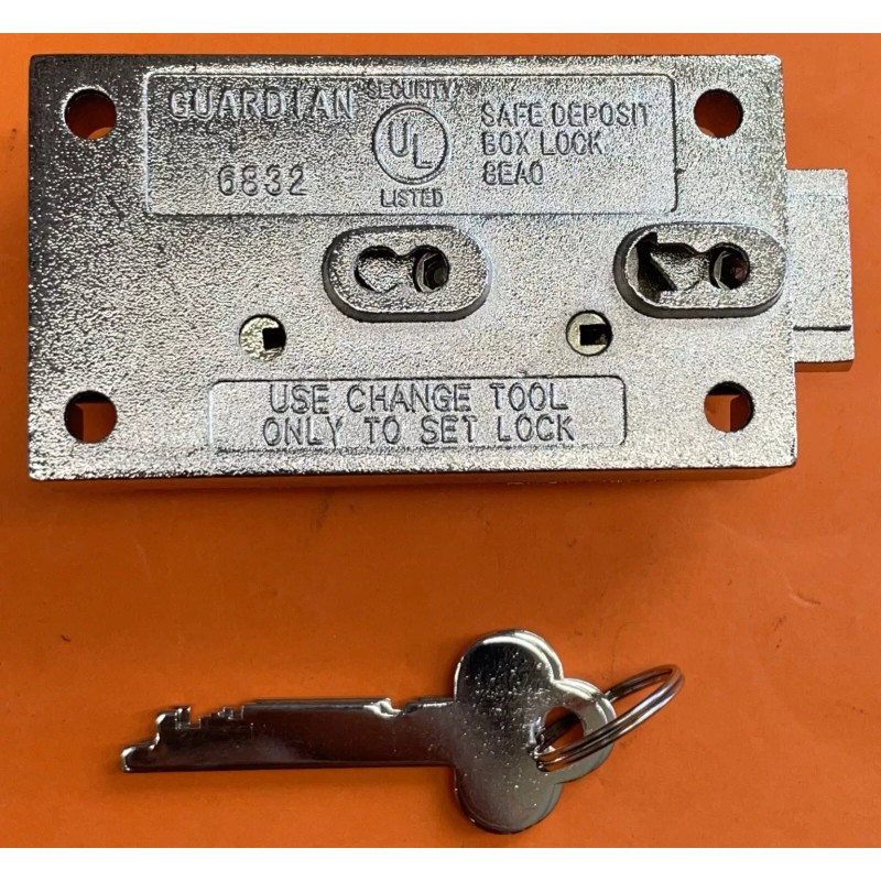 Guardian 6832 Safe Deposit Box Lock Bank Lock Vault Safe