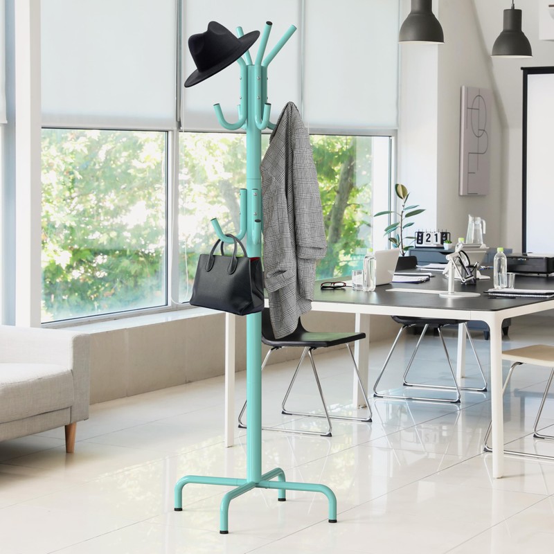 Simple Houseware Standing Coat and Hat Hanger Organizer Rack, 12