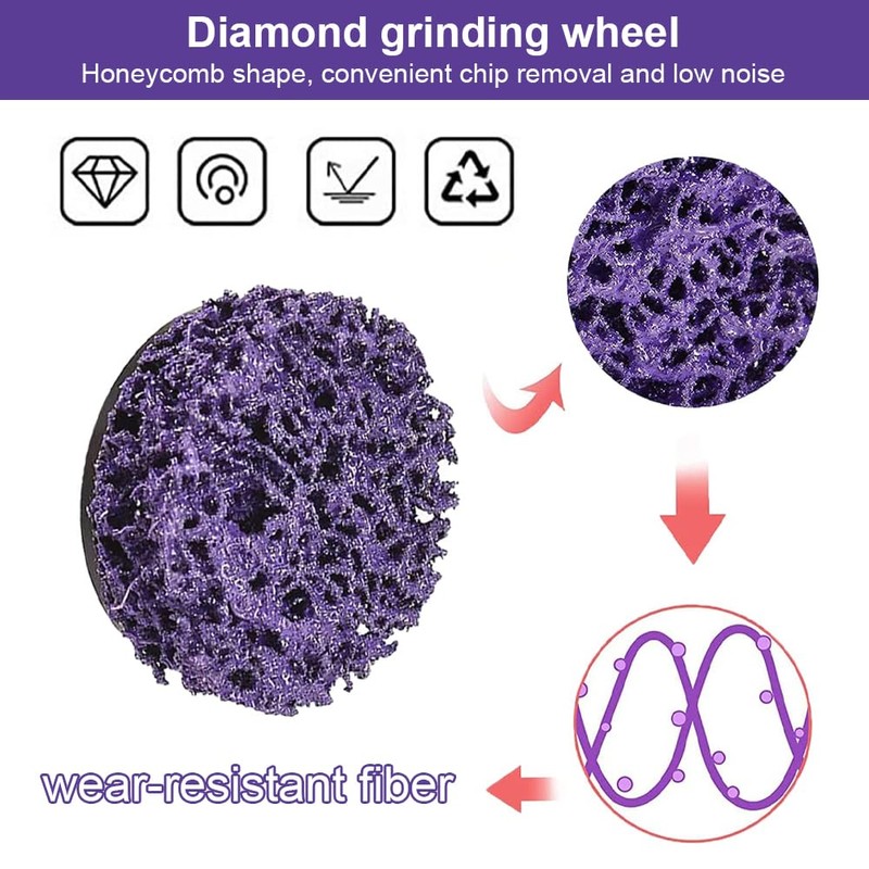 CSD Sanding Disc, 24 Pieces Coarse Cleaning Disc 50 mm