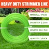 PLULON 2 Rolls Strimmer Wire 2.0mm x 20m Round Strimmer