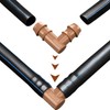 20 Packs 1/2 Inch Barbed Connector Plastics Drip Irrigation Barbed