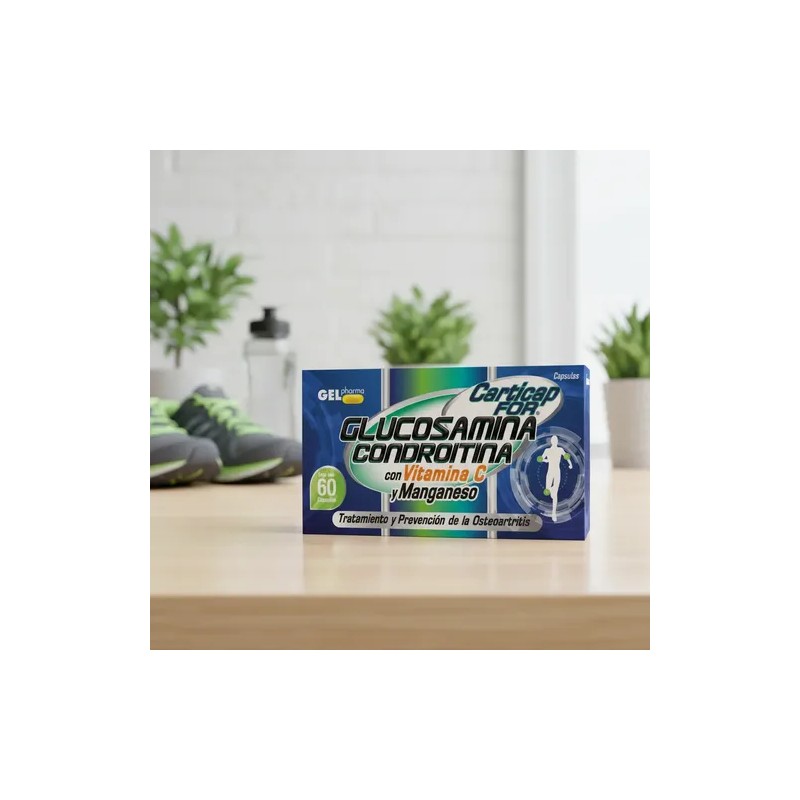 Suplemento en cápsula Gelpharma Glucosamina Condroitín/Glucosamina de Carticap
