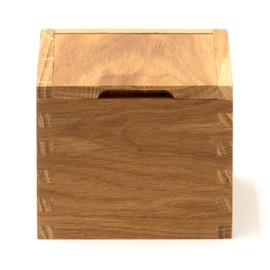 Sands Made Wooden Kitchen Salt Box Large - White Oak