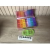 Zannaki Metal XL Weekly Pill Organizer 2 Times A Day