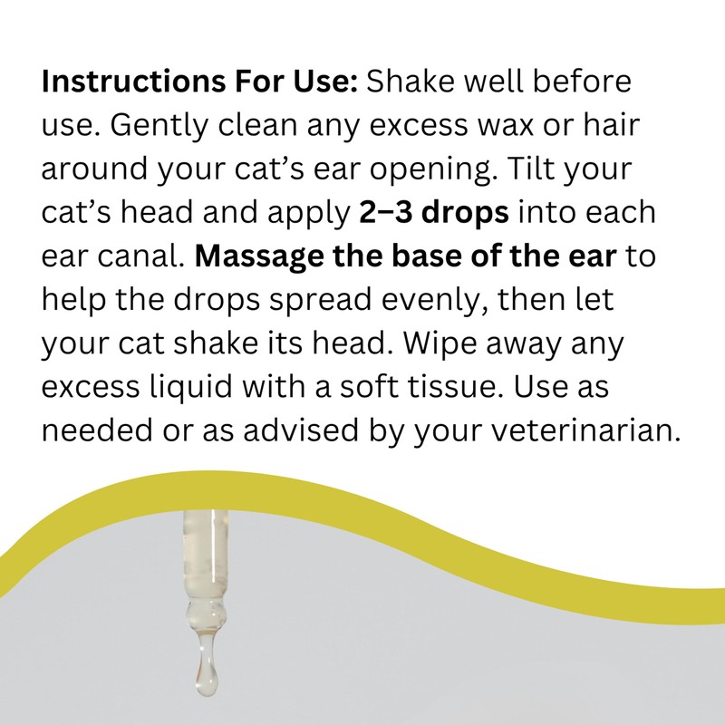 Nature's Greatest Secret Ear Drops for Cats 30ml | Colloidal
