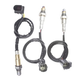 higherbro 3PCS Oxygen O2 Sensor Kit for 2015-2017 Land Rover Discovery Sport 2.0L; 2014-2017 Range Rover Evoque 2.0L Upstream + Center + Downstream