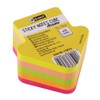 D.RECT Sticky Notes, 1 Pad of 400 Neon Color Arrow