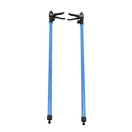 2 PCS Cabinet Jack, Adjustable Support Pole Labor Saving Arm Universal Base Telescopic 3rd Hand Support System, Supports up to 132 Lbs, Drywall Jack or Cargo Bars (L (115-290cm