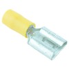 10 x Yellow 9.5mm Female Spade Crimp Connector