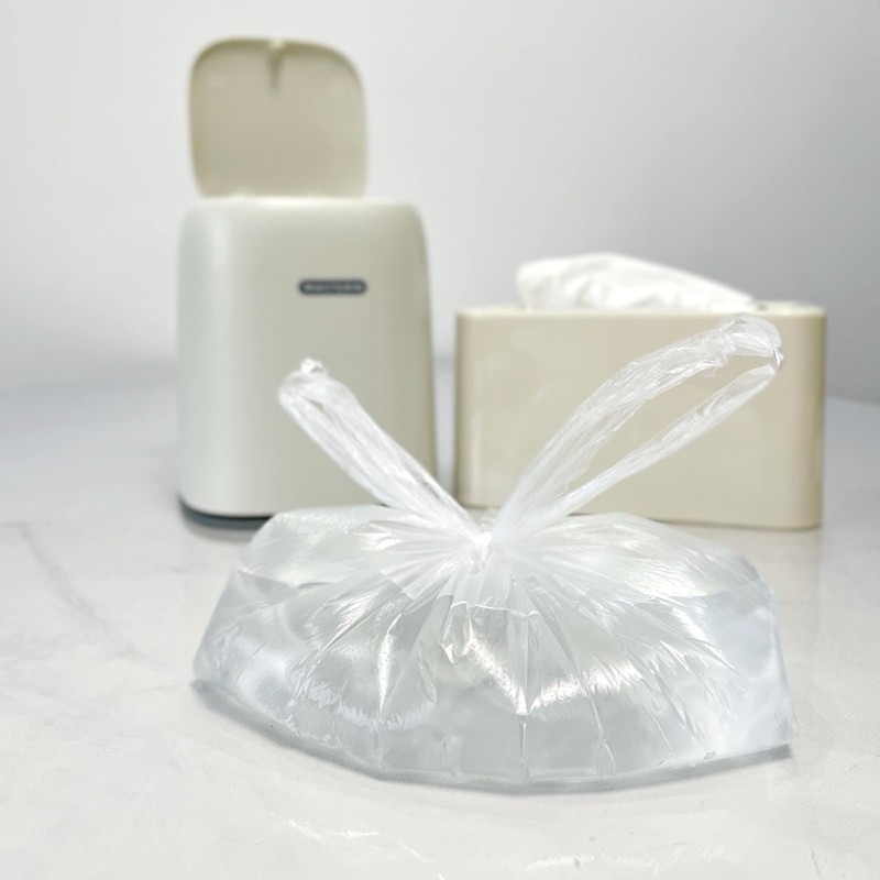 JILLICK Mini Trash Bags 1.6 Liter/0.4 Gal- 200 Count Tiny