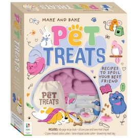 Ultimate Pet Treats Kit – Bake Homemade Pet Treats with Recipe Book, Moulds, Cookie Cutters & Bag – Activity Kit for Kids Ages 8+