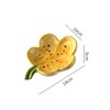 Flower Soap Dish Ceramic Soap Dish with Drain Cute, Embellishments